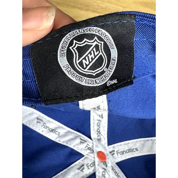 New York Rangers NHL Fanatics Hat Cap Blue Red White Adjustable Womens NEW NWOT - Picture 9 of 11